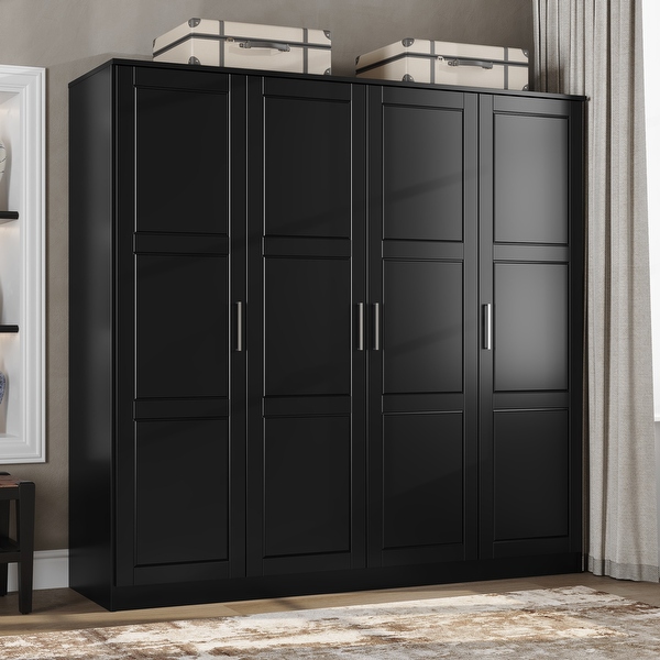 4 door wardrobe price discount